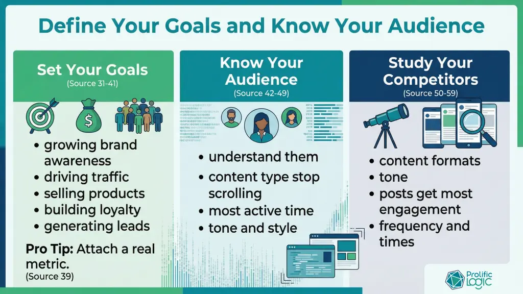 Define Your Goals and Know Your Audience- Instagram Marketing for Small Business